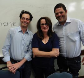 March 18 2017 IWOSC Nonfiction Panel, our speakers pose for us.