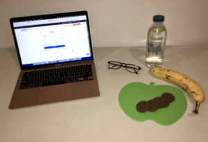 Computer ready for TheWGroup member's the Green Room