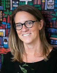 Jennifer Caspar, owner of Village Well Books & Coffee, a new (in 2020) Independent bookstore in Culver City, California